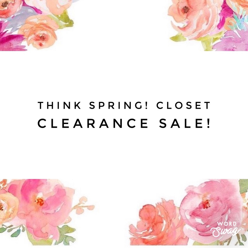 🌷SPRING CLOSET CLEAR OUT SALE 🌷